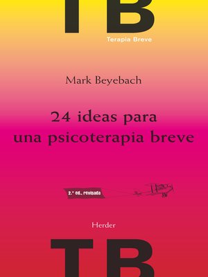 cover image of 24 ideas para una psicoterapia breve